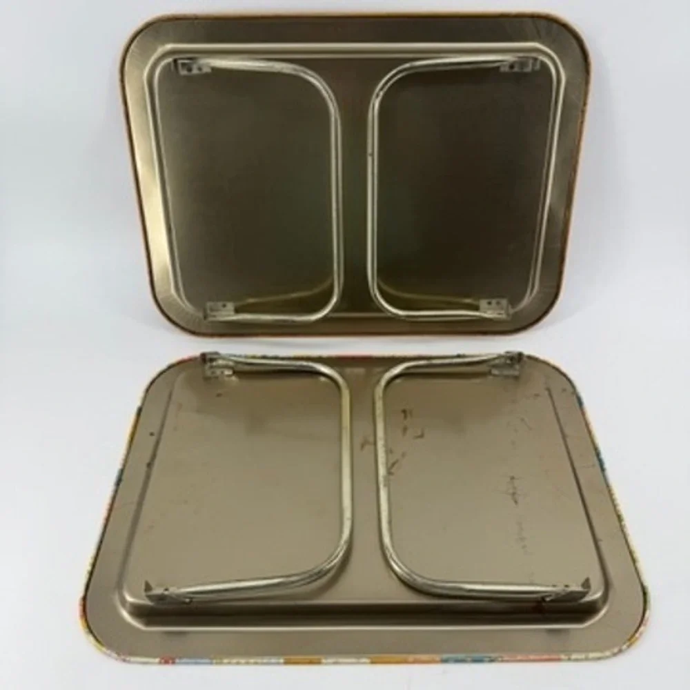 Vintage Holly Hobbie & Cloverleaf Lane Metal TV Trays Set of 2 70s Decor